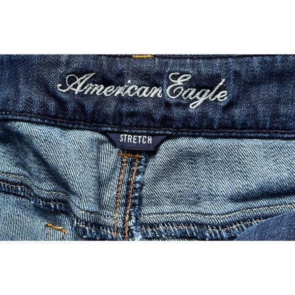Vintage American Eagle Outfitters Jeans Size 8 Medium Wash Artist  Stretch  Y2K - Picture 4 of 7